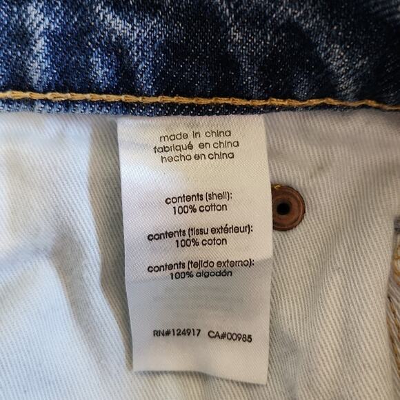 WEWOREWHAT Women's Danielle High-Rise Vintage Straight Distressed Jeans Size 25 - Picture 9 of 11